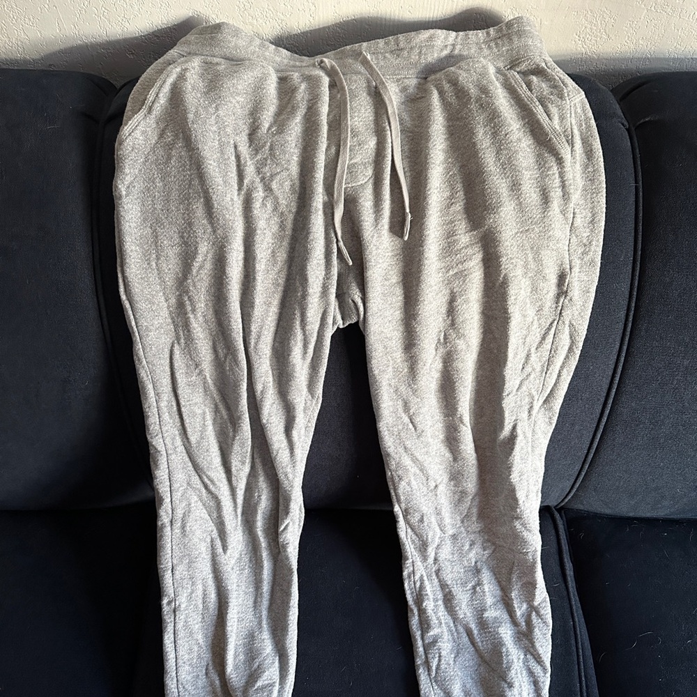 Greyson, grey jogger sweats. Size Large. Barely worn